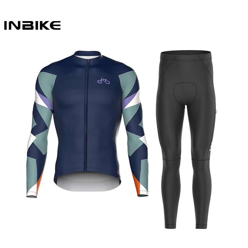 Mountain Biking Trousers - Велосипедный костюм INBIKE: мужская быстросохнущая футболка