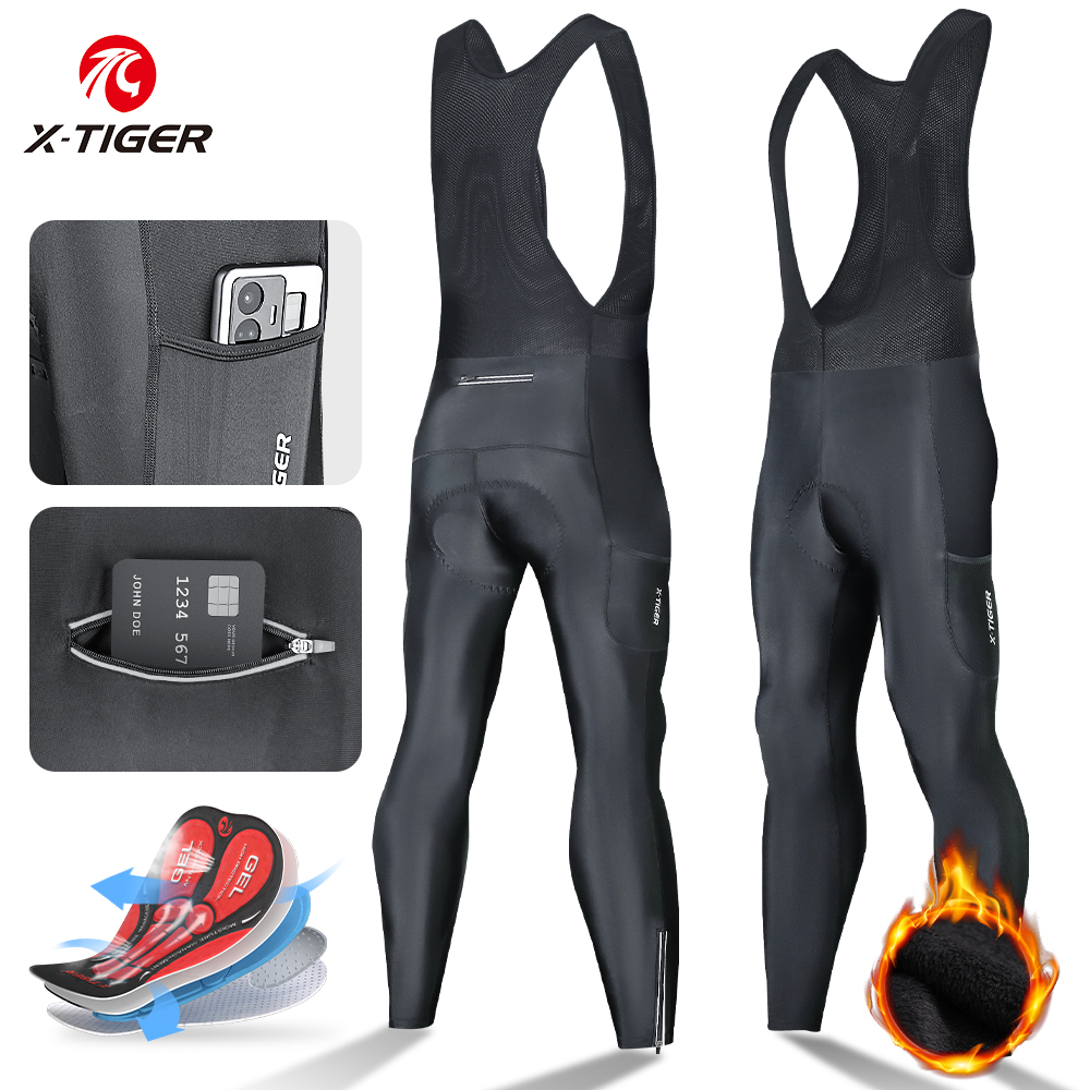 Mountain Biking Trousers - Мужские велосипедные штаны X-TIGER с подкладкой,